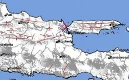 Gempabumi Tektonik Magnitudo 3,3 Guncang Kabupaten Gresik Jatim