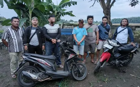 Kepergok Warga, Dua Pelaku Curanmor di Nganjuk Ditangkap
