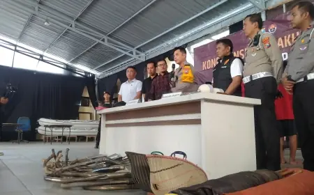 Grebek Judi Sabung Ayam, Polisi Sampang Temukan Sajam