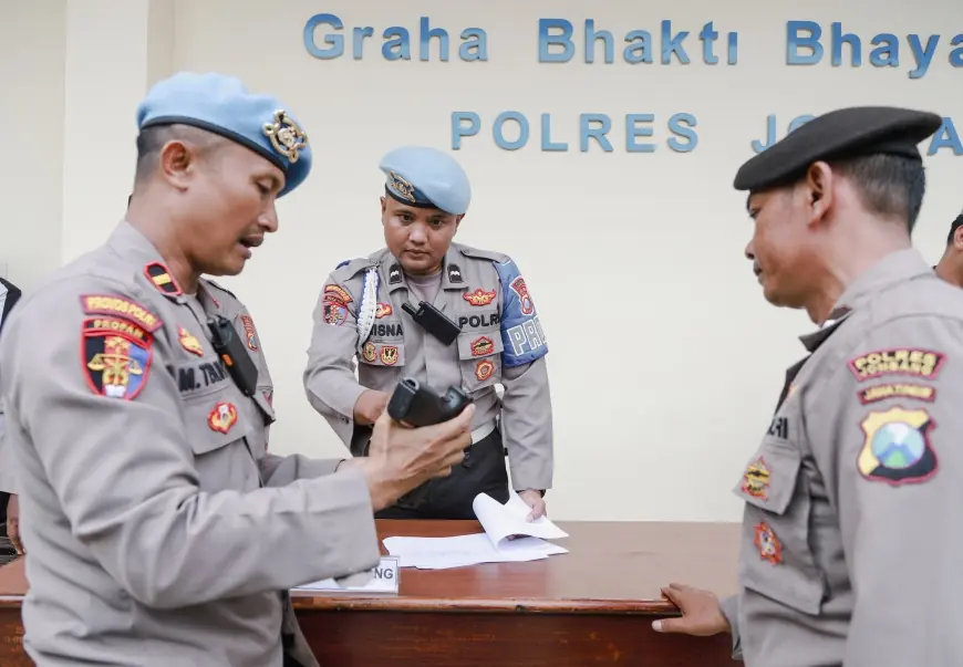 Anggota Polres Jombang Pemegang Senpi Terjaring Sidak