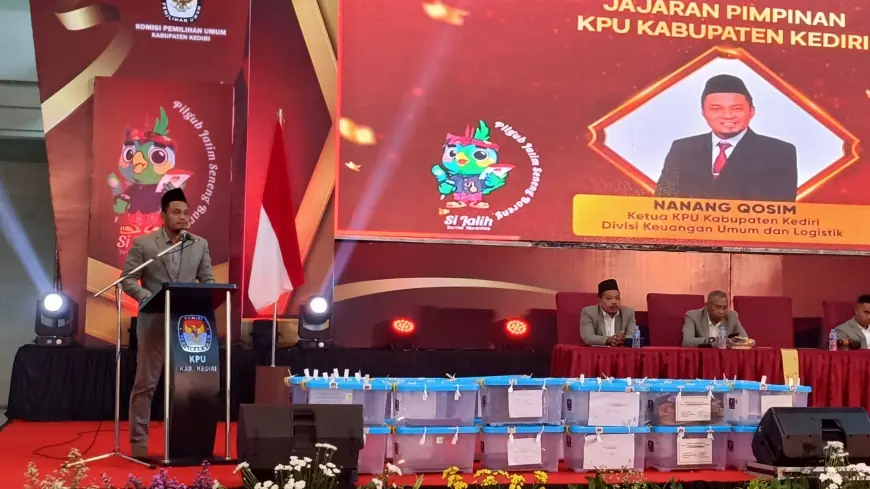 KPU Kabupaten Kediri Tetapkan Hasil Perolehan Suara Pilkada 2024