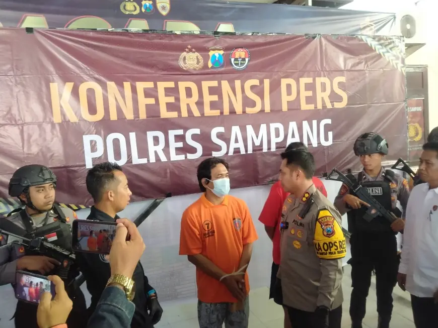 Warga Pantura Sampang Digerebek Polisi Beserta 11 Gram Sabu