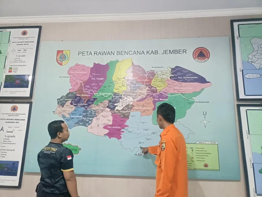 BPBD Jember Imbau Masyarakat Waspadai Titik Rawan Bencana