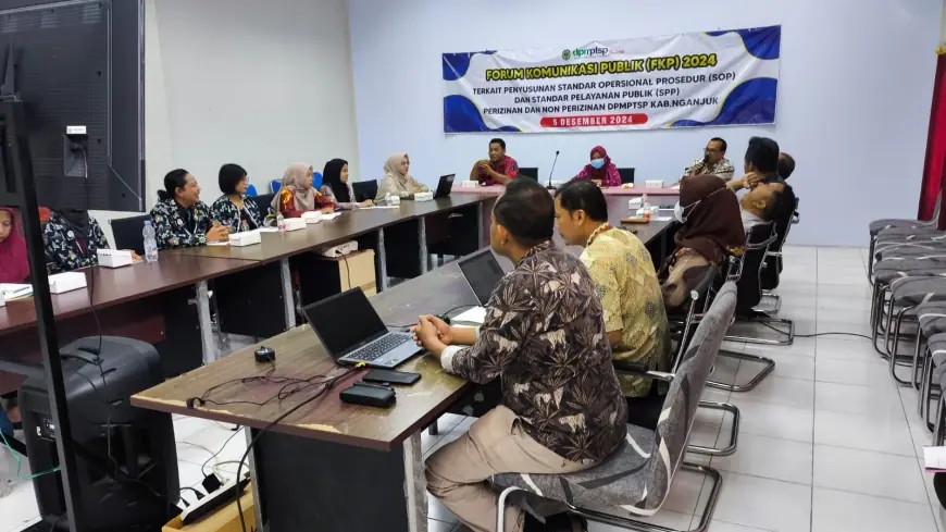 DPMPTSP Nganjuk Gelar Forum Komunikasi Publik 2024, Ini yang Dibahas