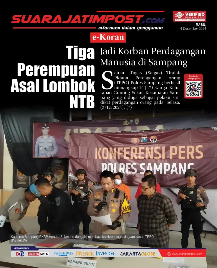 eKoran, Edisi Rabu, 04 Desember 2024