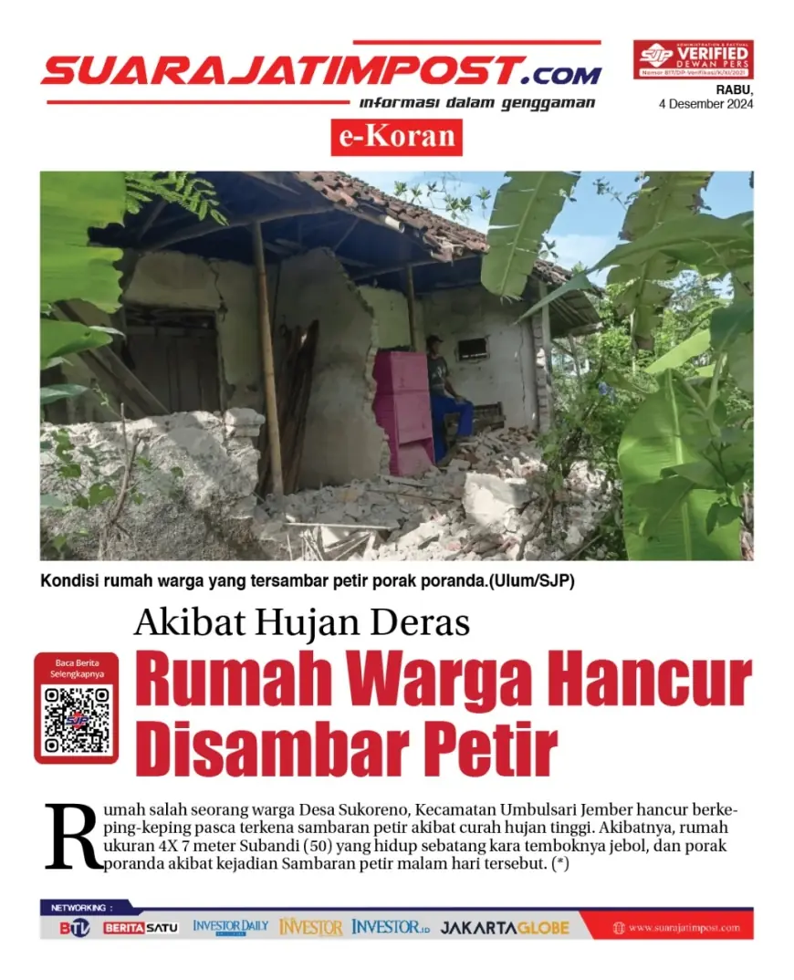 eKoran, Edisi Rabu, 04 Desember 2024