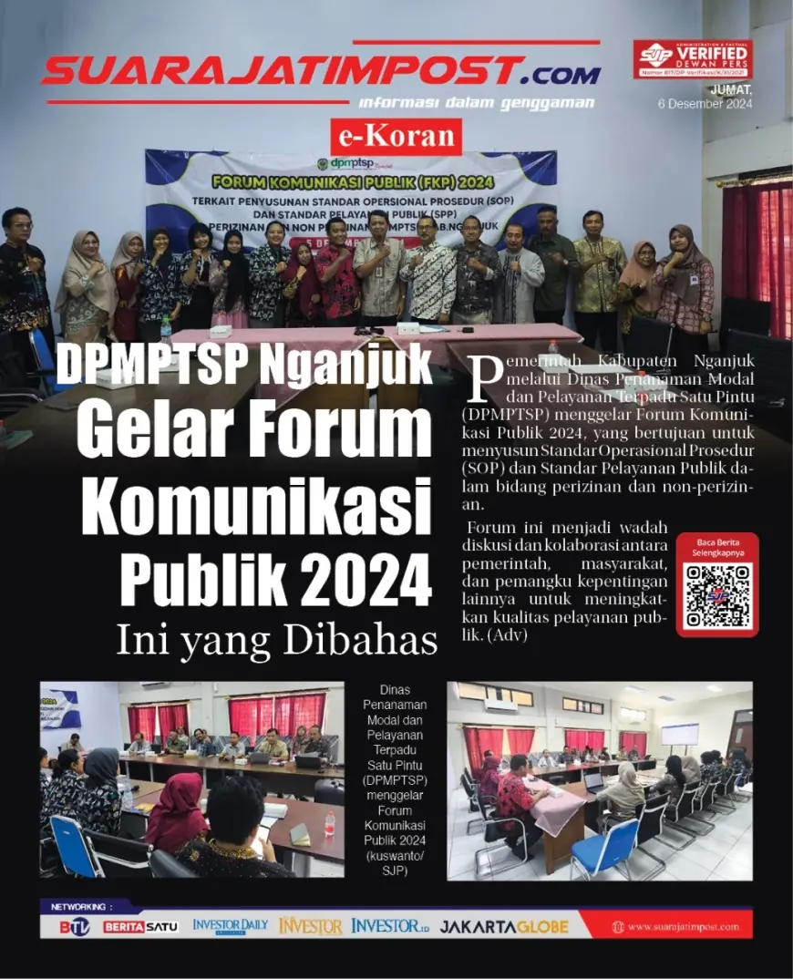 eKoran, Edisi Jumat, 06 Desember 2024