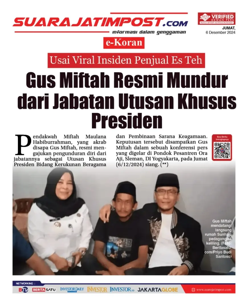 eKoran, Edisi Jumat, 06 Desember 2024