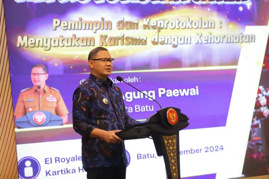 Pj Wali Kota Batu Sampaikan Kolaborasi Kharisma dan Kehormatan Penting untuk Protokoler
