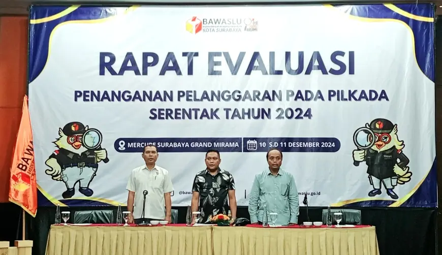 Bawaslu Surabaya Evaluasi Penanganan Pelanggaran Pilkada 2024