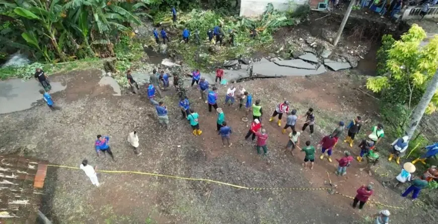 Pembangunan Jalan Longsor di Bondowoso Diperkirakan Telan Anggaran Rp 600 Juta