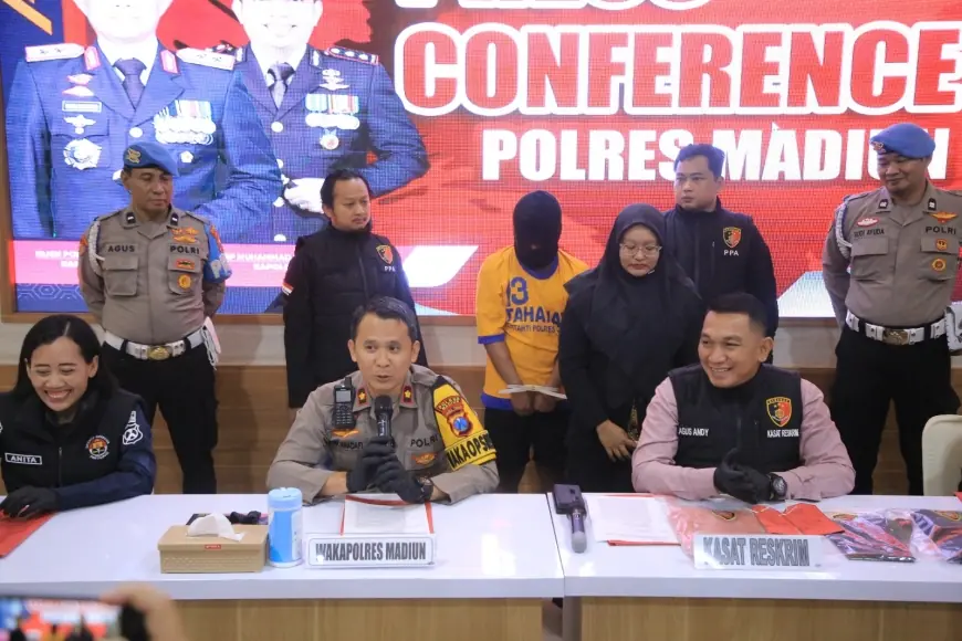 Polres Madiun Ungkap Kasus Pencabulan Anak di Bawah Umur