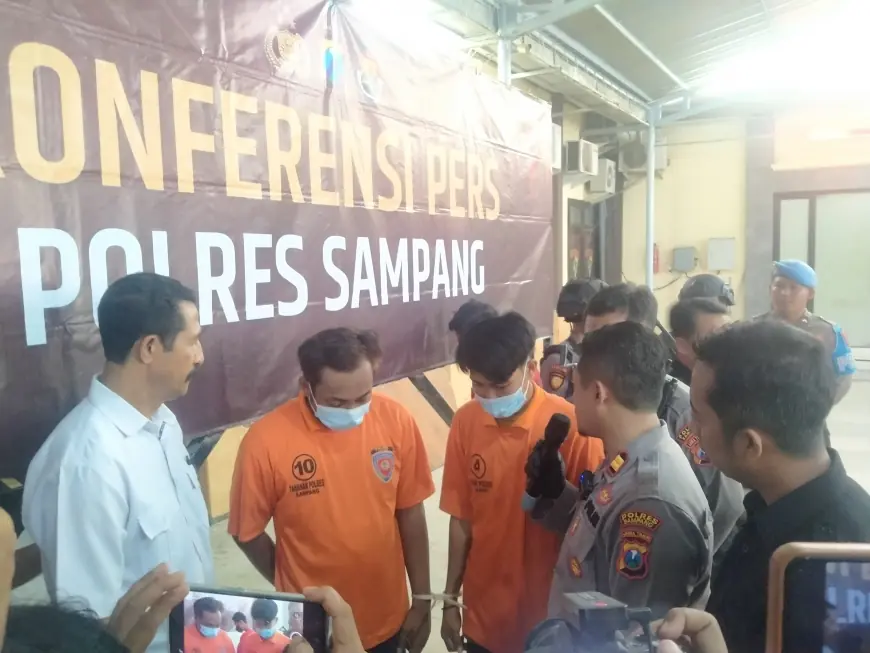 Diupah Rp2 Juta, Dua Kurir Sabu Asal Probolinggo Diringkus Polres Sampang