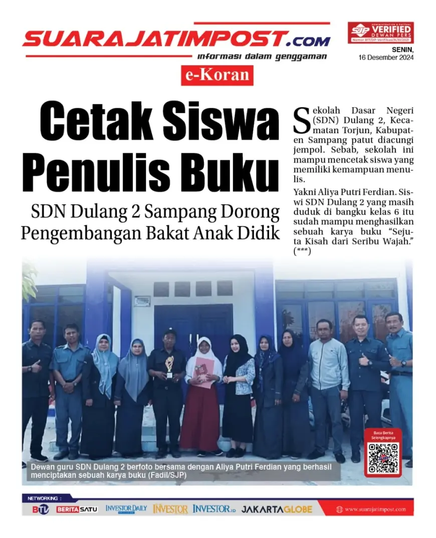 eKoran, Edisi Senin, 16 Desember 2024