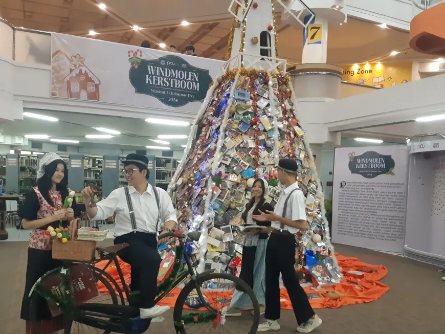 Sambut Natal 2024: PCU Luncurkan Pohon Natal Unik Bertajuk Windmolen Kerstboom