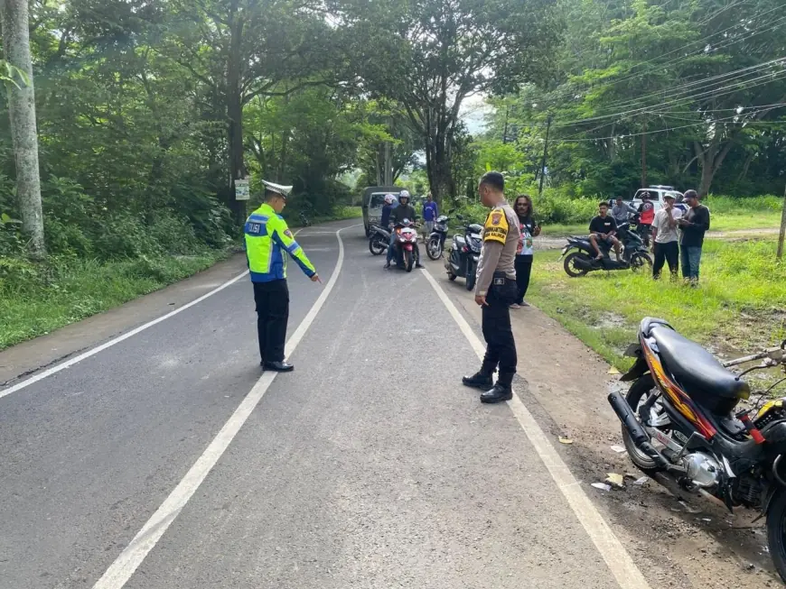 Pemotor Tewas di Tempat usai Adu Banteng dengan Truk di Kalipare Malang