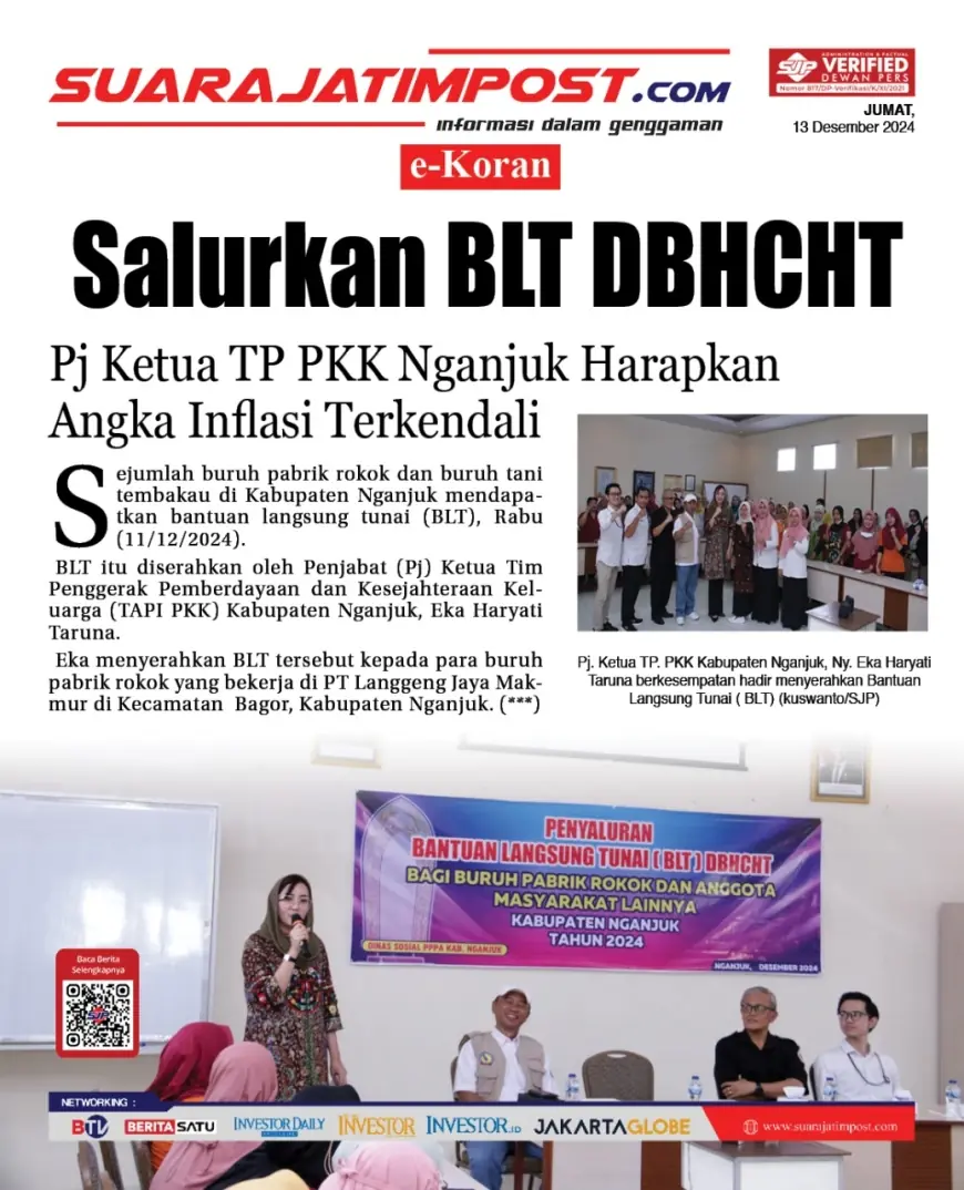 eKoran, Edisi Jumat, 13 Desember 2024