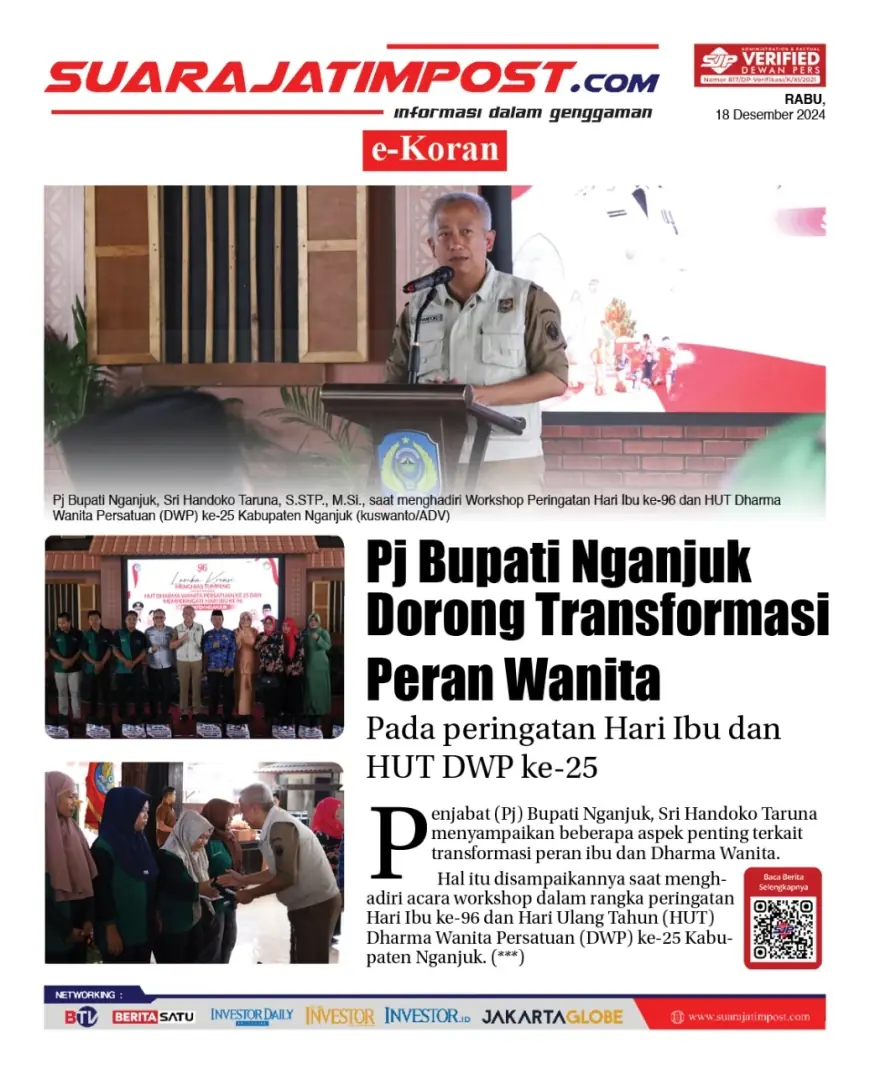 eKoran, Edisi Rabu, 18 Desember 2024