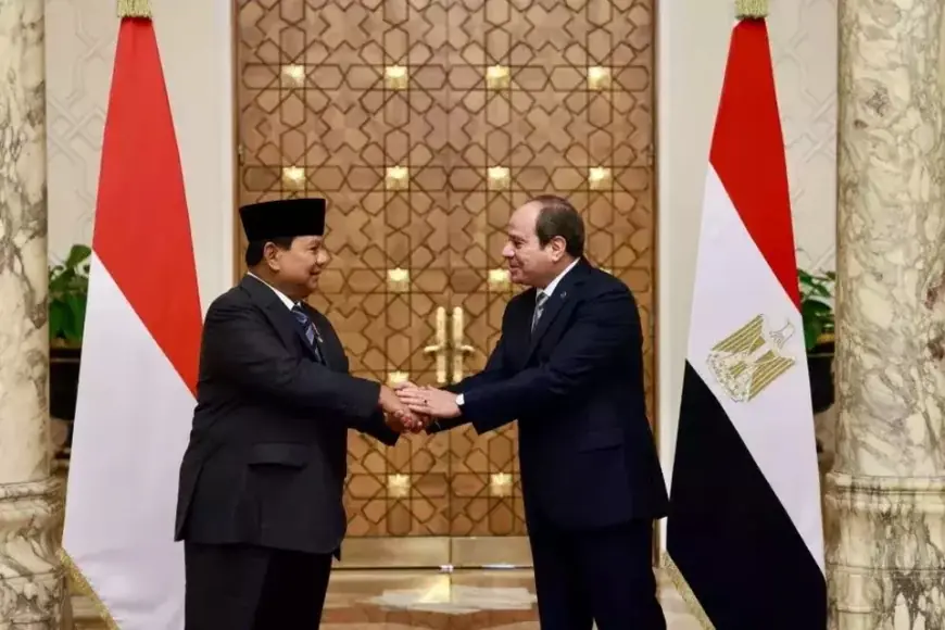 Prabowo dan El-Sisi Perkuat Kerja Sama Indonesia-Mesir di Berbagai Sektor