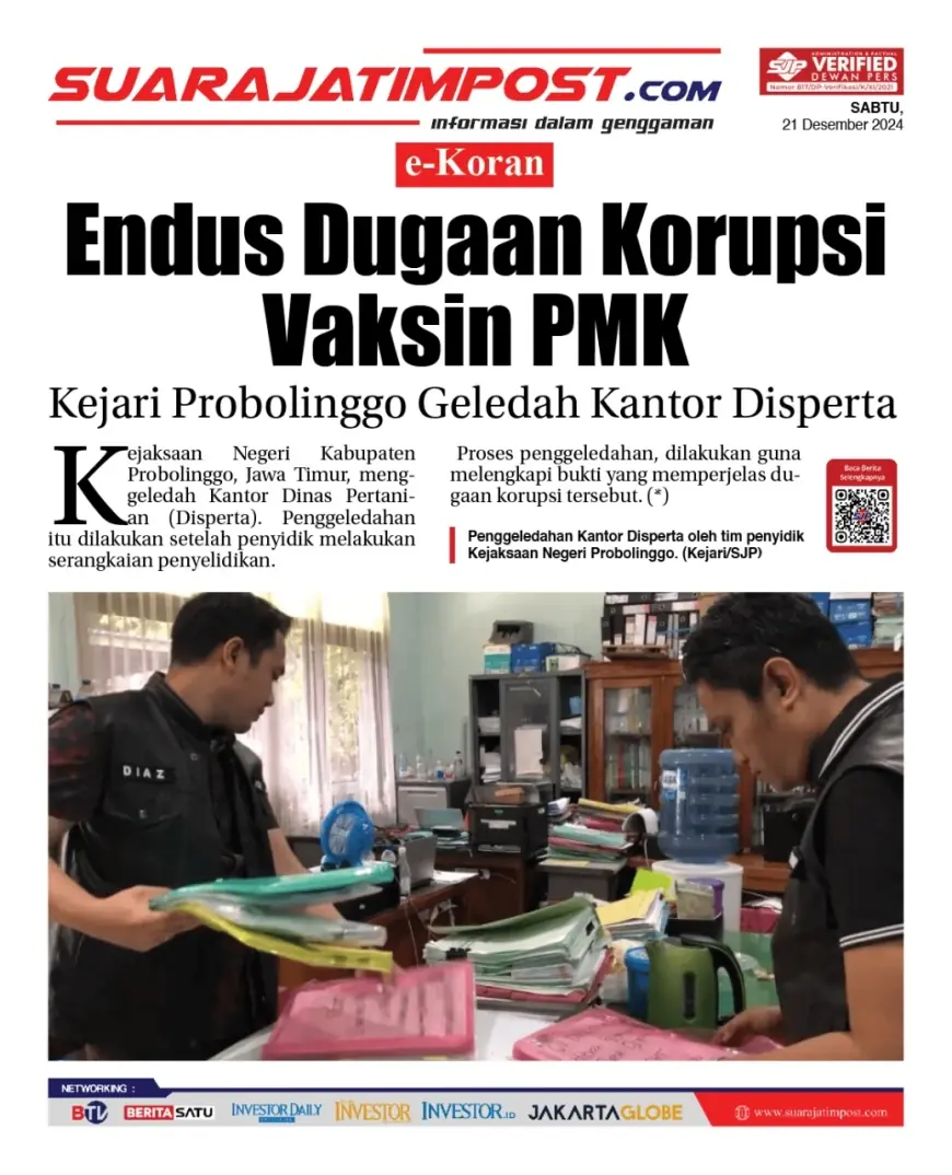 eKoran, Edisi Sabtu, 21 Desember 2024