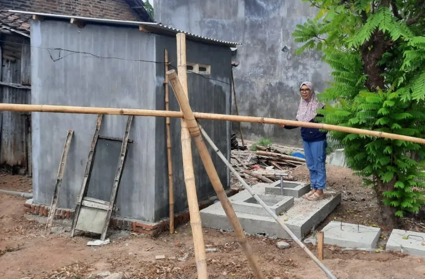 Dinas Perkim Jombang Tuntaskan Program Pembangunan MCK Individu