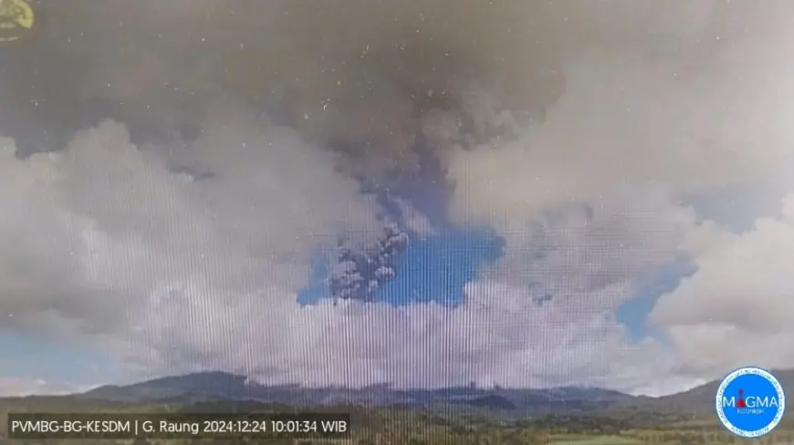 Erupsi Gunung Raung, BPBD Bondowoso Siap Bagikan Masker