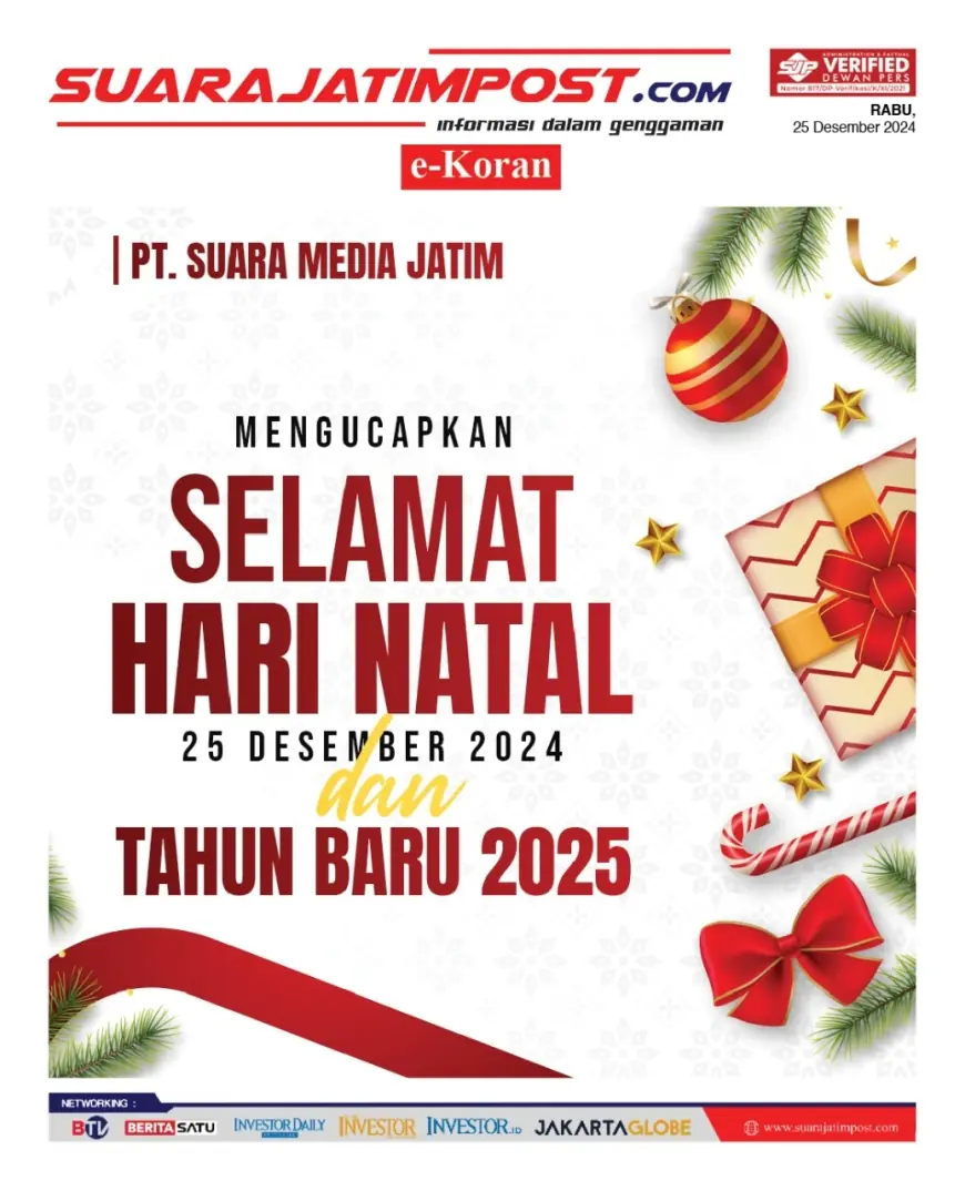 eKoran, Edisi Rabu, 25 Desember 2024