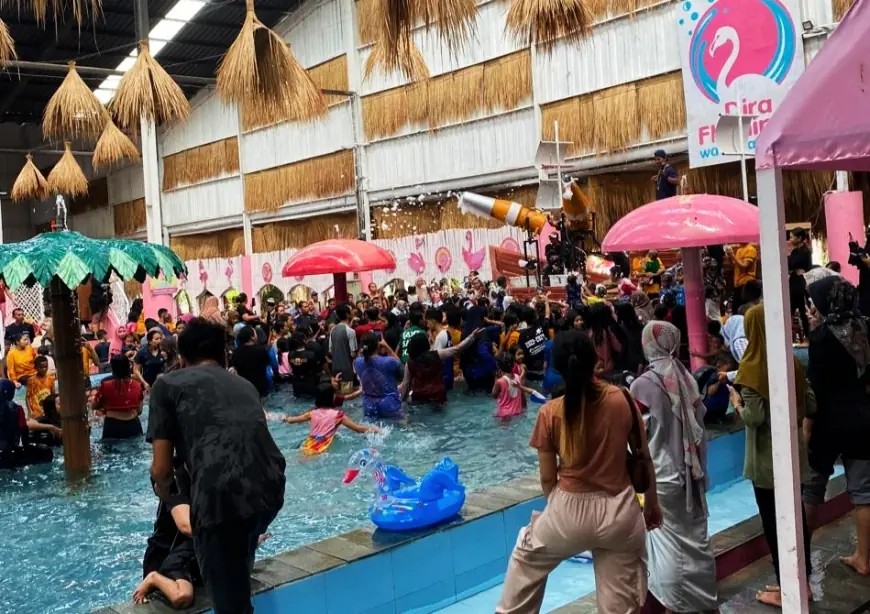 Curah Buruk Masih Selimuti Kabupaten Jember, Wisatawan Pilih Kolam Indoor untuk Libur Nataru