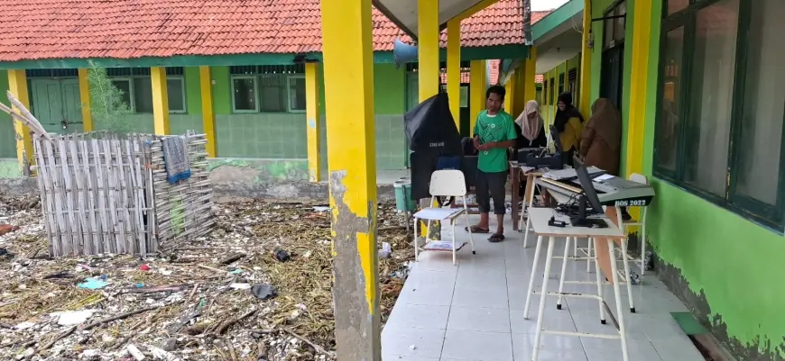 SMKN 3 Sampang Jadi Langganan Banjir Rob, Legislatif Dorong Pemprov Jatim Kucurkan Anggaran