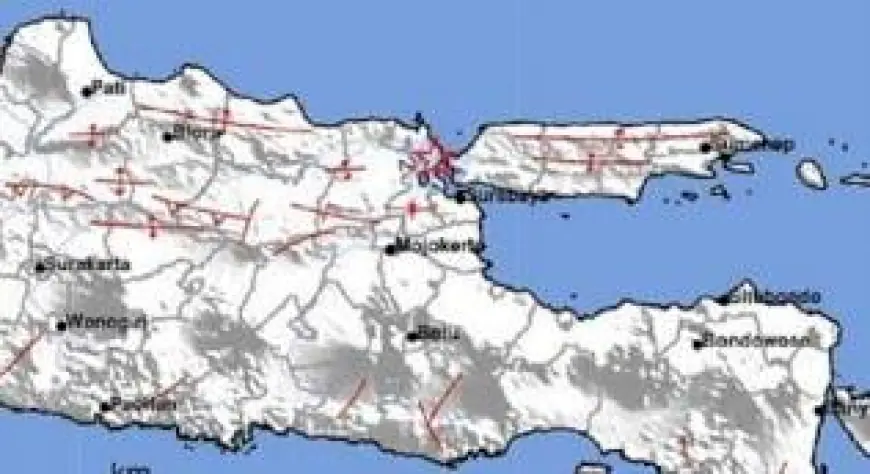 Gempabumi Tektonik Magnitudo 3,3 Guncang Kabupaten Gresik Jatim