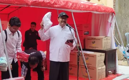 Mensos Salurkan Lumbung Sosial ke 730 di Kawasan Rawan Bencana
