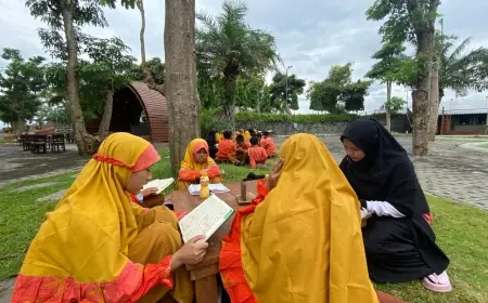 Manfaatkan Liburan, Siswa SD di Jember Menghafal  Al-Quran sembari Berwisata