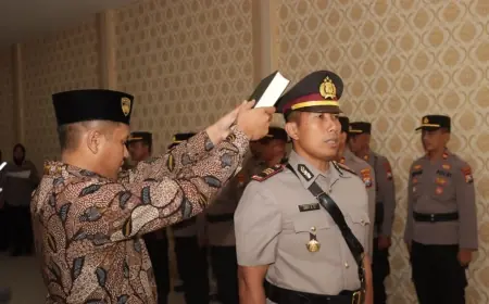 Kapolres Sampang Harap Kasatlantas Baru Berikan Kontribusi Positif