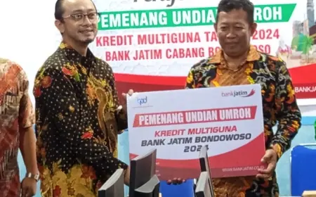 PPPK Bondowoso Menang Undian Umrah Gratis dari Bank Jatim