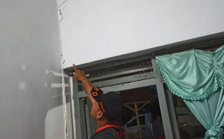 Waspada! Tanah Gerak Ancam 4 Rumah Warga Kalipare Kabupaten Malang
