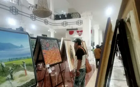 Pameran Karya Seni Lukis Hiasi Kantor DPRD Kota Malang