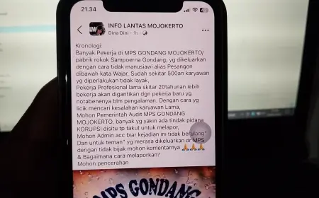 Pabrik Rokok di Mojokerto Dituding PHK Karyawan Tak Manusiawi, Begini Faktanya