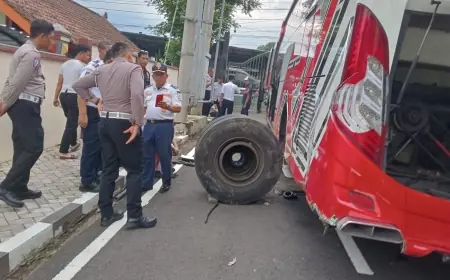 Kecelakaan Maut Bus Pariwisata di Batu: Sopir Bus Jadi Tersangka, Tahu Rem tak Bisa Dikendalikan