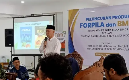 Inovasi Sehat dari Pesantren, Pondok Bahrul Maghfiroh Luncurkan Produk FORPILA dan BMC+