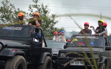 Pacu Adrenalin, Kini Wisatawan Bisa Jelajahi Jalur Off Road Ijen Geopark Naik Jeep dari Bondowoso