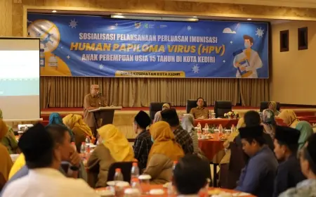 Gelar Sosialisasi Perluasan Imunisasi HPV, Kadinkes Tegaskan Vaksin HPV Aman Diberikan