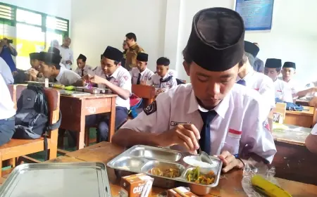 Menu Makan Bergizi Gratis di Bondowoso Bebas MSG