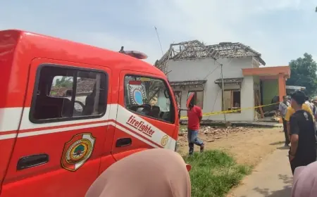 10 Rumah Dilaporkan Rusak akibat Ledakan Misterius di Mojokerto, Pemkab Siapkan Bantuan