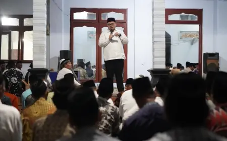 Haul Kyai Abdul Malik, Mas Dhito Tahlilan Bareng Warga