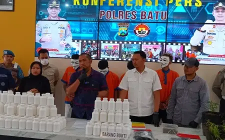 Awalnya Coba-coba Tanam Ganja Lalu Jadi Profesi, Lulusan Sarjana Pertanian Diamankan Polres Batu