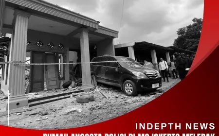 Di Balik Ledakan Rumah Polisi di Mojokerto: Fakta, Spekulasi dan Ujian Integritas Polri