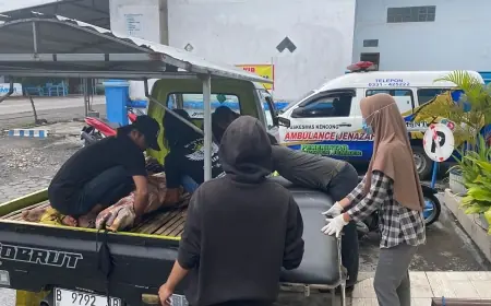Salip Kiri, Dua Warga Kencong Tergilas Truk Batu Bara Asal Probolinggo
