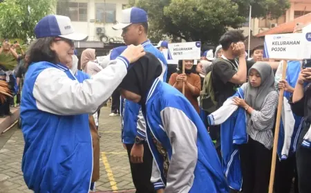 Pj Wali Kota Kediri Lepas 1.365 Mahasiswa Peserta KKN Tematik UN PGRI Kediri
