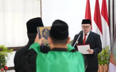 Mas Dhito Lantik 4 Dewas BUMD Kabupaten Kediri