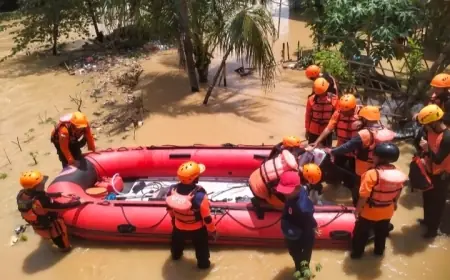 Remaja di Bangkalan Terseret Arus Sungai, Pencarian Belum Buahkan Hasil